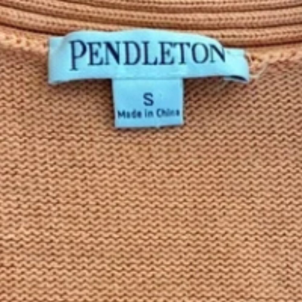 Pendleton Vibrant Orange Cardigan - image 2